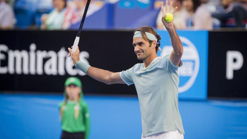 Roger Federer Hopmanov pokal Perth