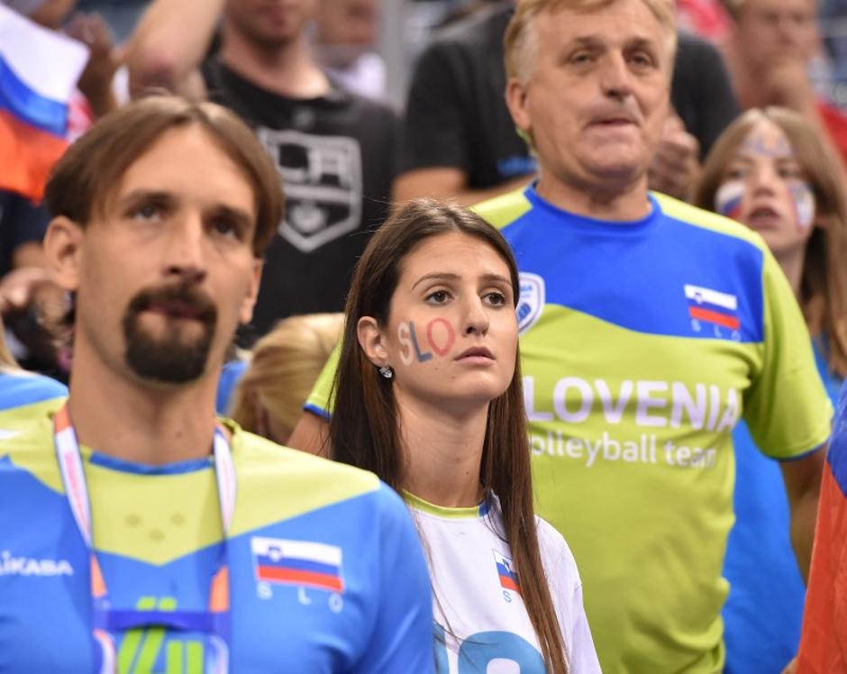 slovenija odbojka reprezentanca navijači | Avtor: EPA