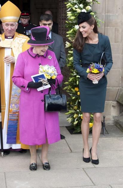 Kate Middleton, kraljica Elizabeta
