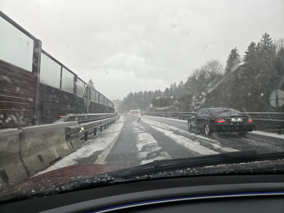 Toča in sodra na Višnjegorskem klancu