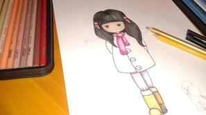 Saša Lendero risba deklica