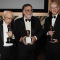 Igralec Eli Wallach, režiser Francis Ford Coppola in Kevin Brownlow.