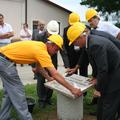 Konec prejšnjega tedna so ob podružnični šoli v Dobrniču položili temeljni kamen