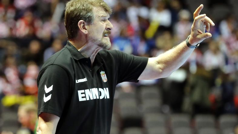 Jovica Cvetković, selektor srbske reprezentance, evropsko prvenstvo v rokometu 2018