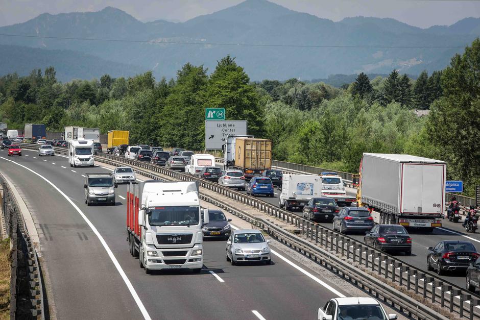 gneča na ljubljanski obvoznici | Avtor: Saša Despot