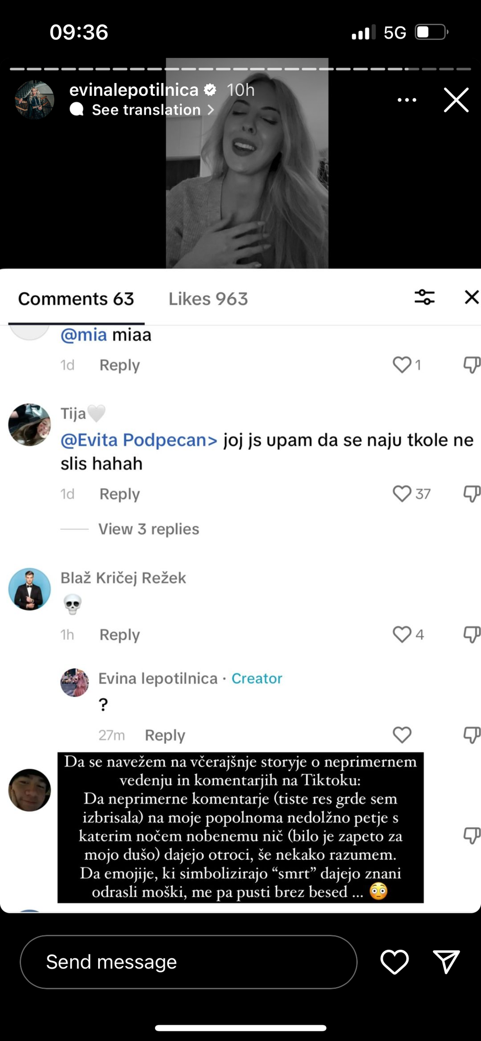 Eva Centrih | Avtor: Instagram