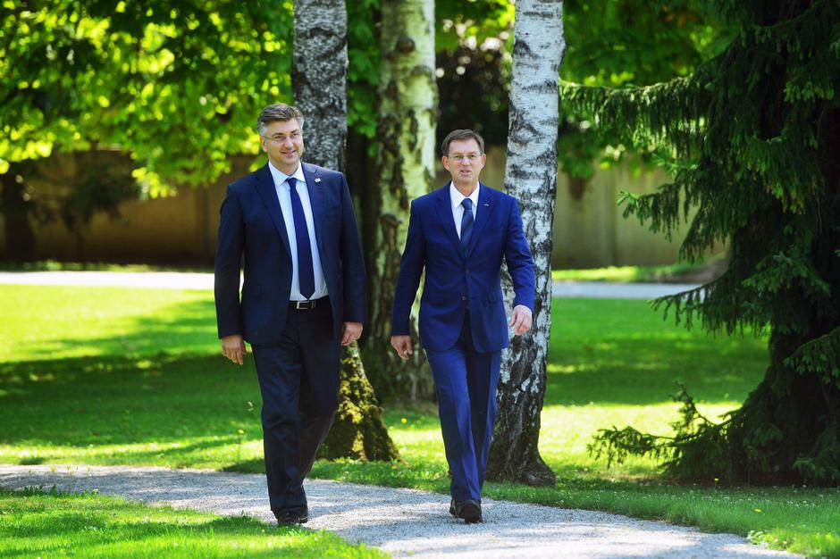 Srečanje Mira Cerarja in Andreja Plenkovića v Ljubljani | Avtor: Profimedia