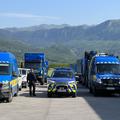 Začasna enota slovenske civilne zaščite za hitro prečrpavanje vode