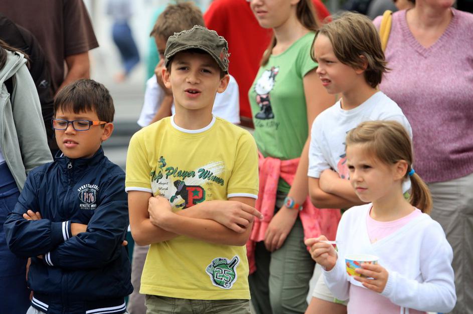 Sladoledologije na Mesarskem mostu.