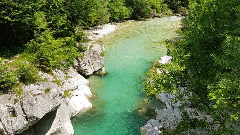 reka Soča zgornje Posočje