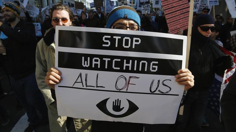 protest ZDA Washington NSA