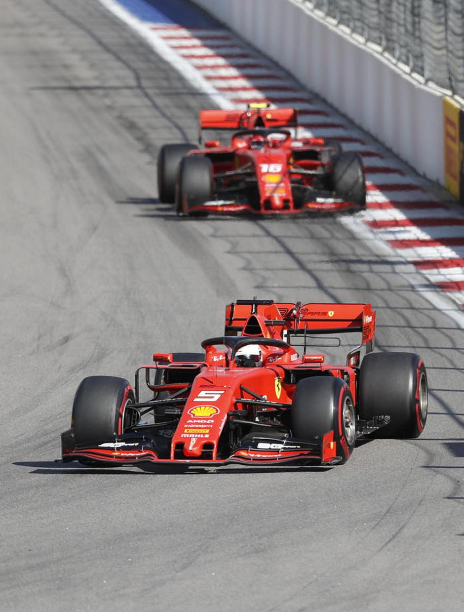 ferrari vettel leclerc | Avtor: Epa