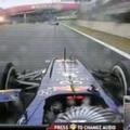 Vettel Red Bull Toro Rosso rumena zastava prehitevanje VN Brazilije Interlagos