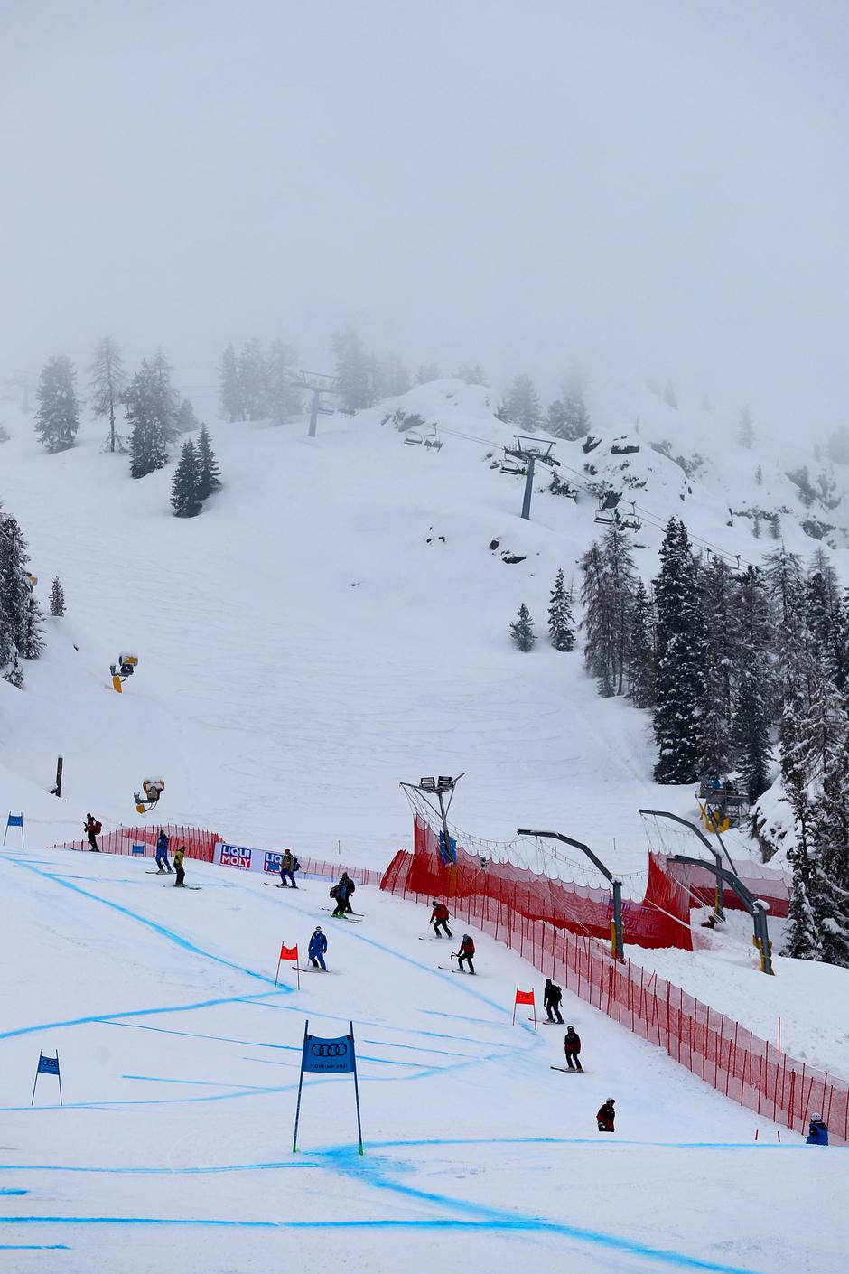 Cortina d'Ampezzo SP v alpskem smučanju | Avtor: Epa