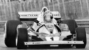 Niki Lauda v Ferrariju leta 1976, ko je doživel strahovito nesrečo.