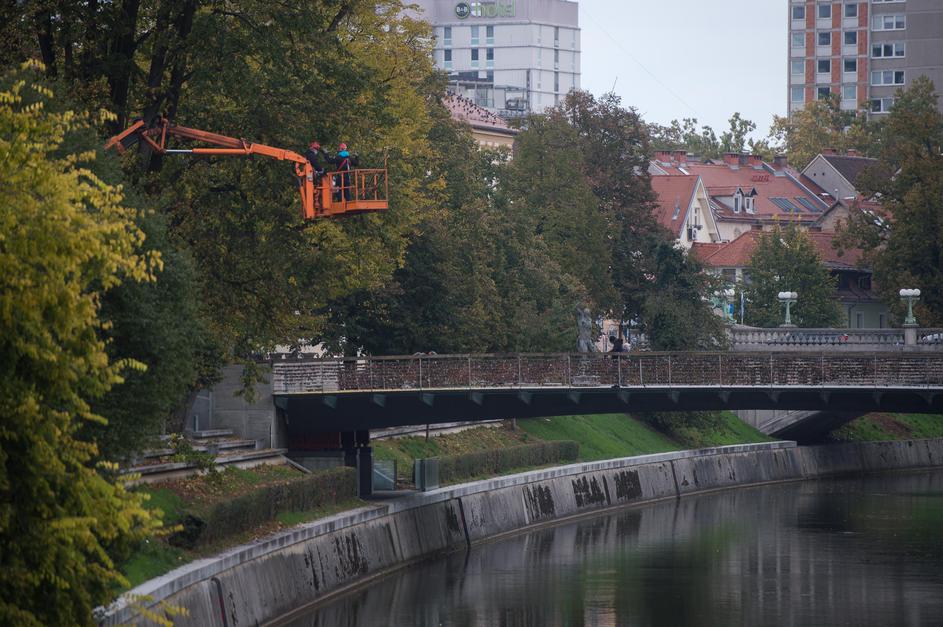 okraševanje Ljubljane