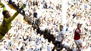 Rosicky gol Lloris Tottenham Arsenal EPL
