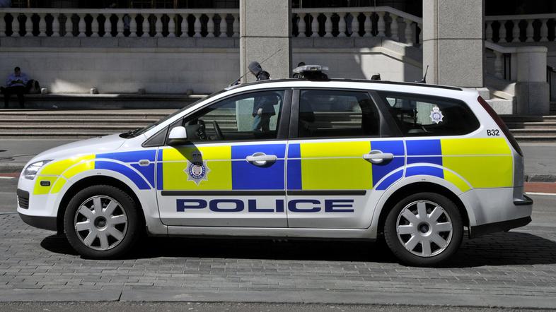 Britanski policijski avtomobil.