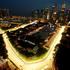 nočna dirka Singapur panorama
