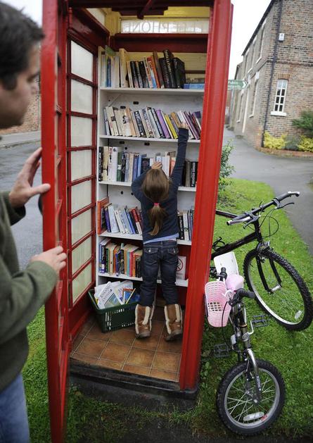 telefonska govorilnica, knjižnica