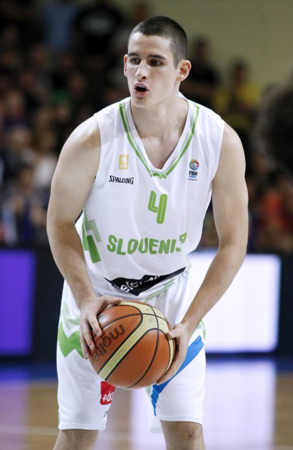 Jan Špan evropsko prvenstvo Italija Slovenija slovenska košarkarska reprezentanc | Avtor: Saša Despot