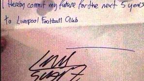 'Pogodba' Luisa Suareza