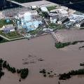 Letošnji posnetek iz zraka, ko so Slovenijo prizadele ene najhujših poplav v naš