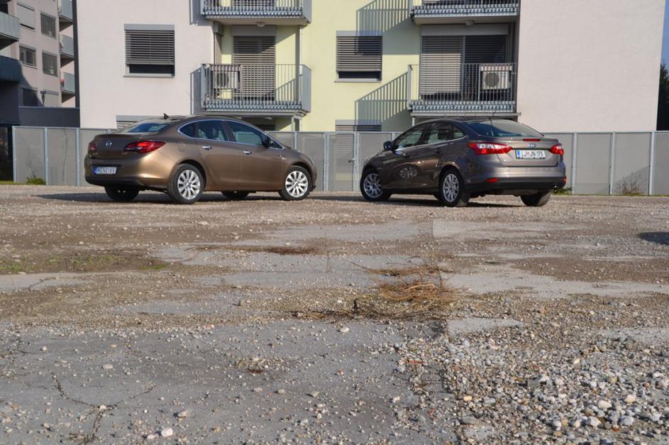 Opel astra in ford focus