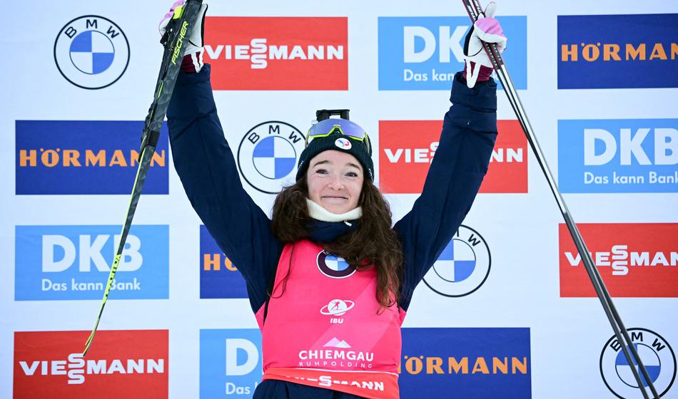 Jeanmonnot najboljša na zasledovanju na deset kilometrov