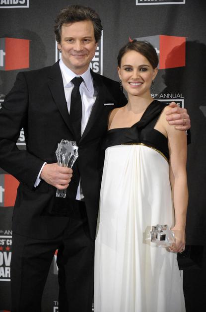 Zmagovalca Colin Firth in Natalie Portman (Foto: Reuters)