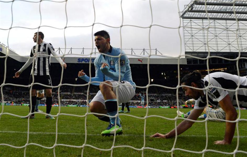 premier liga newcastle manchester city aguero