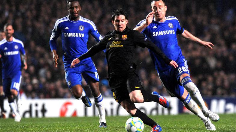 Obi Mikel Terry Messi Chelsea Barcelona Liga prvakov polfinale prva tekma Stamfo