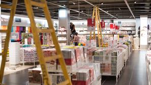 Prenovljena trgovina Lesnina na Brdu v Ljubljani.