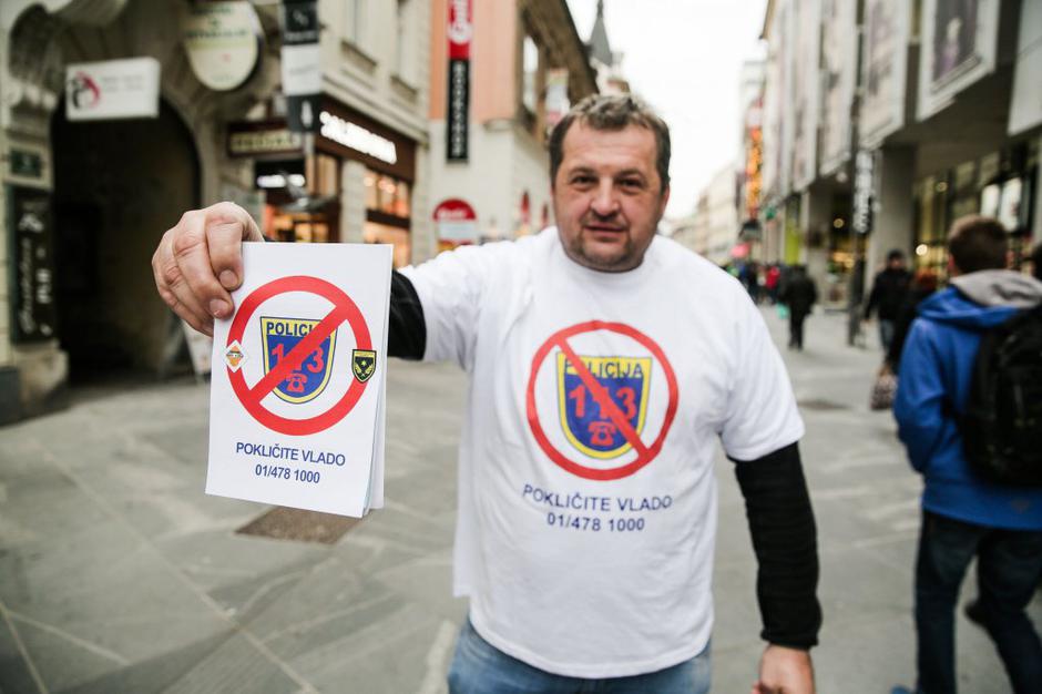 stavka policistov | Avtor: Saša Despot