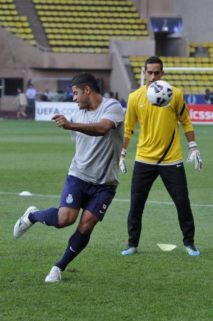 Trening pred tekmo evropskega superpokala Barcelona-Porto