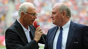 Hoeness Beckenbauer Bayern München Barcelona prijateljska tekma