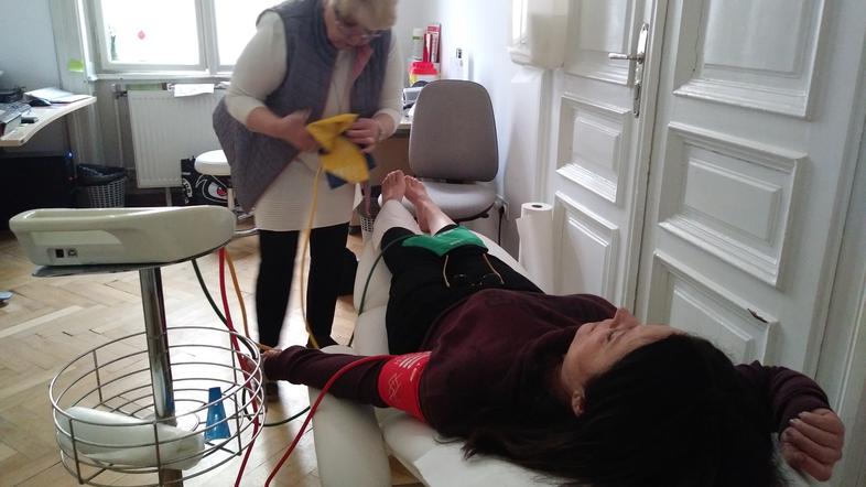 Žile -Meritev gleženjskega indeksa