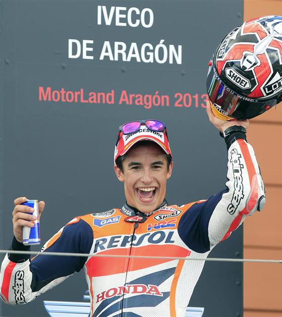 Marquez Repsol Honda motoGP moto GP VN Aragonije Aragonija Španija