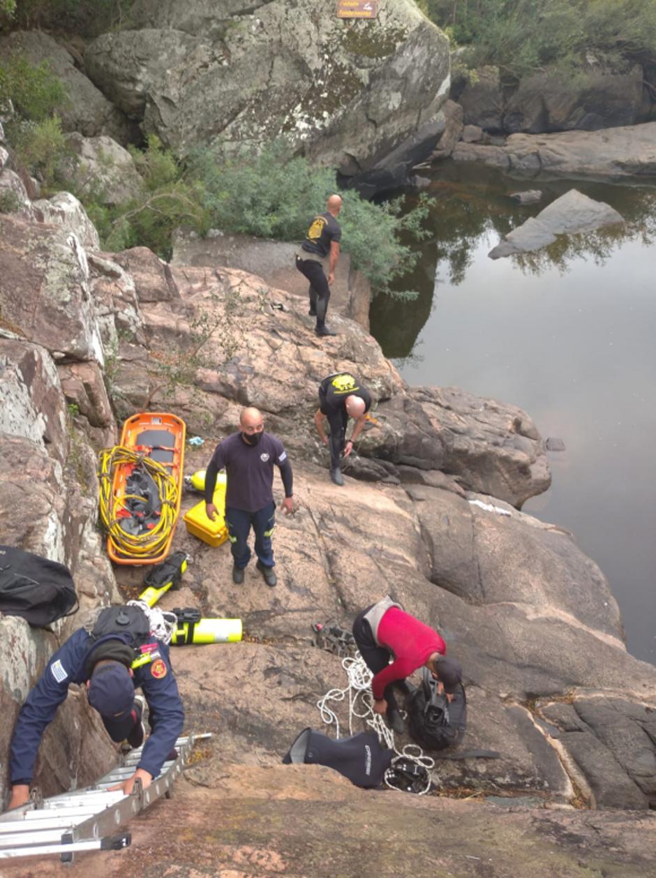 Salto del Penitente reševalna akcija | Avtor: Reševalni pas/Twitter