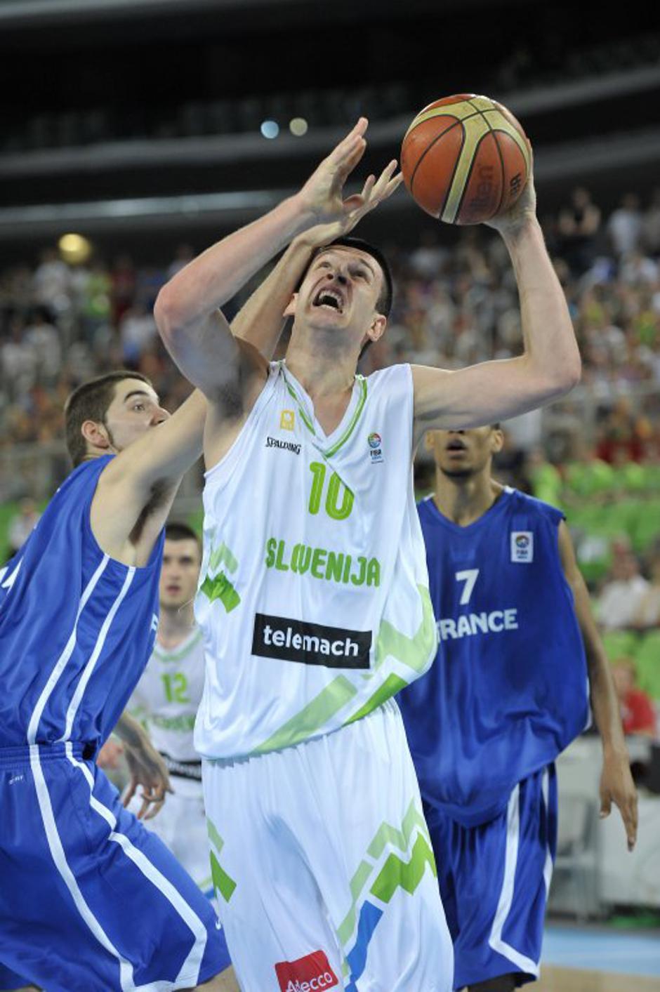 Alen Omić Slovenija Francija evropsko prvenstvo do 20 let | Avtor: Anže Petkovšek