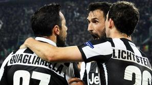 Quagliarella Vučinić Lichtsteiner Juventus Chelsea Liga prvakov