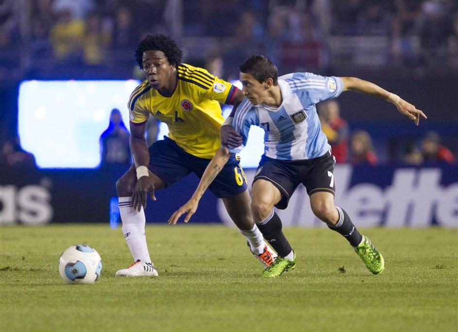 Di Maria Sanchez Argentina Kolumbija kvalifikacije za SP 2014