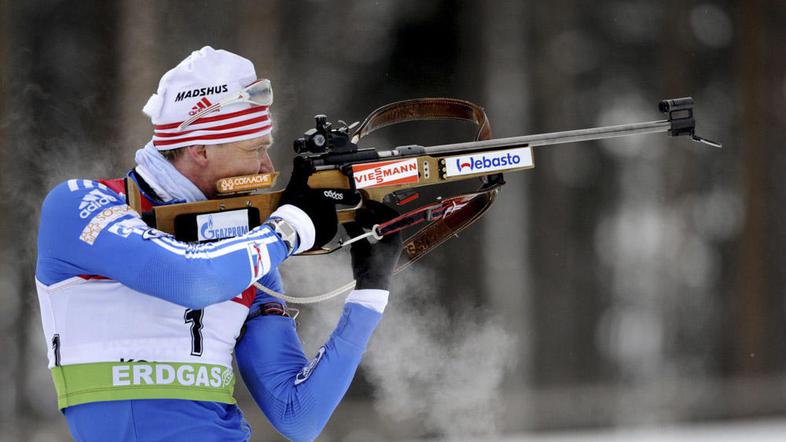 Rus je z odličnim streljanjem premagal vso konkurenco. (Foto: Reuters)