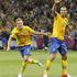 Ibrahimović Larsson Švedska Francija Kijev Euro 2012