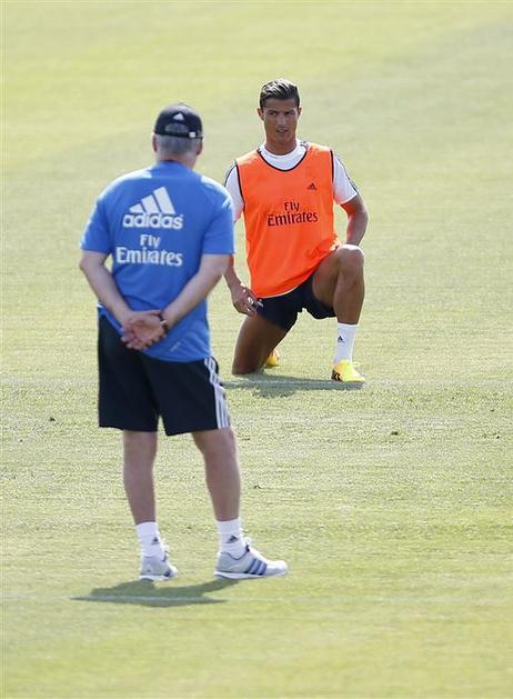 Ancelotti Ronaldo Real Madrid priprave Valdebebas trening