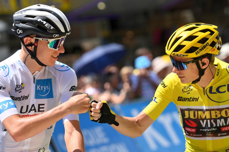 Tadej Pogačar Jonas Vingegaard | Avtor: Profimedia