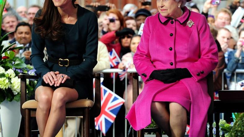 Kate Middleton, kraljica Elizabeta
