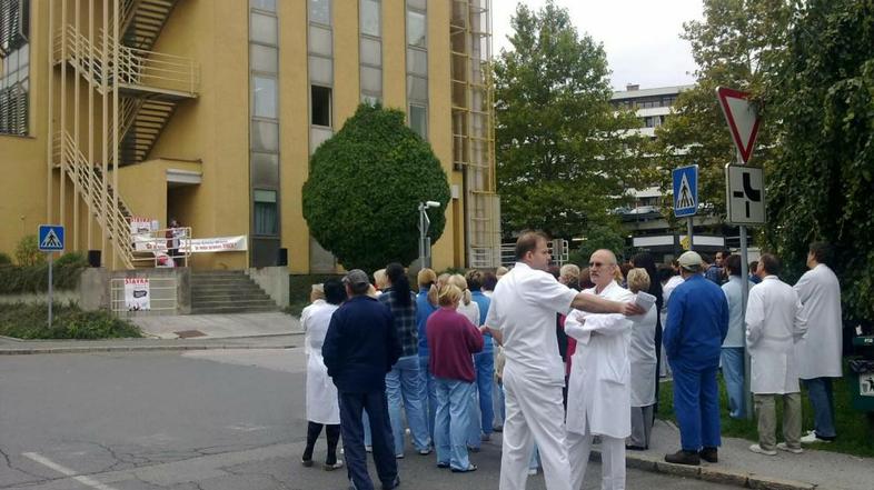 medicinske sestre, tehniki, Maribor, stavka