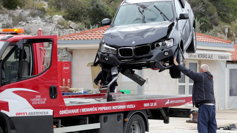 nesreča Pelješac avto