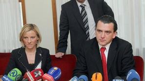 B. Žgajner Tavš, B. Zagorac in S. Peče (od leve proti desni) bodo poslanci nove 